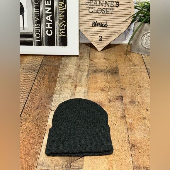 Carhartt gray unisex cuffed beanie hat - Picture 3 of 5